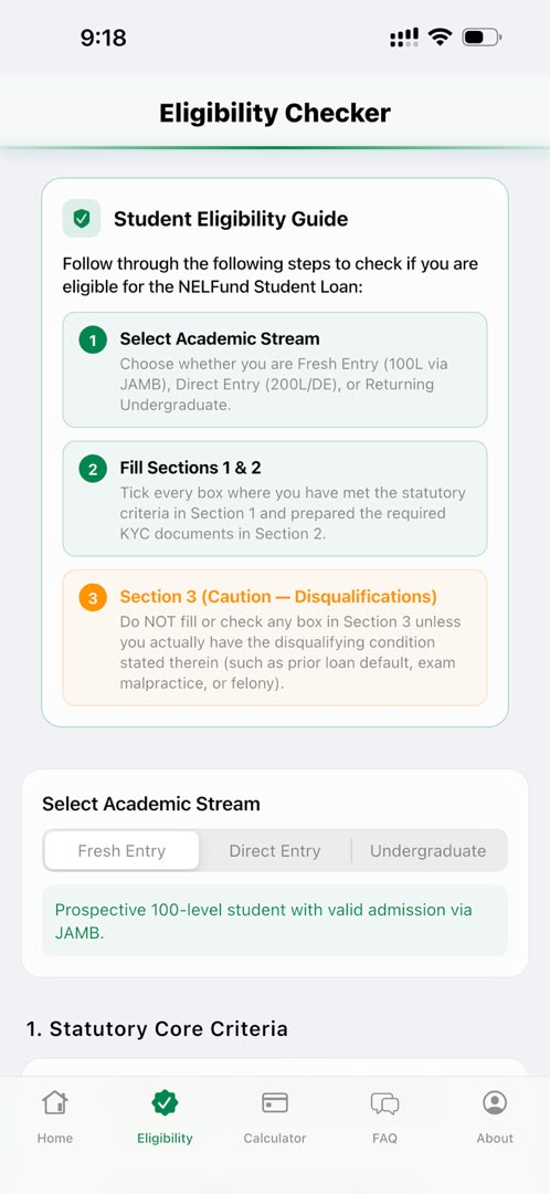 My NELFund Eligibility Qualification Guide